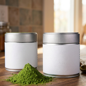 Té Verde Matcha en Polvo Premium, 50g, en Lata, Grado Ceremonial, Té Suelto Vaporizado, Orgánico y Saludable - Product Image 1
