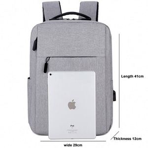 Mochila de Gran Capacidad con Logotipo Personalizado, Carga USB, Impermeable, para Portátil - Product Image 4