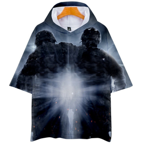 <span class=keywords><strong>Felpa</strong></span> con <span class=keywords><strong>cappuccio</strong></span> a manica corta stampata gioco Top vendita calda che vende <span class=keywords><strong>felpa</strong></span> con <span class=keywords><strong>cappuccio</strong></span> stampata digitale stile Hiphop fornitore dalla cina - Product Image 1