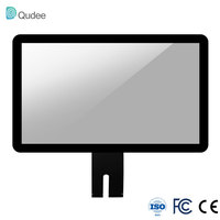 Panel Táctil Capacitivo PCAP de 17.3 Pulgadas, Panel de Sensor Táctil Multitáctil, Interfaz Dual USB I2C, Forma Personalizada