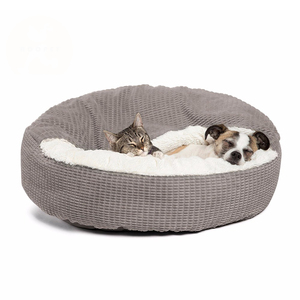 Cama para Mascotas Personalizada Hoopet, Cueva de Terciopelo para Gatos y Perros con Manta - Product Image 3
