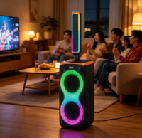 Altavoz Bluetooth de 100W RMS con MOQ Bajo para Pruebas, Venta al por Mayor, Molde Privado, OEM, ODM, Logotipo Personalizado, Caja Colorida, Fabricante de Altavoces para Fiestas