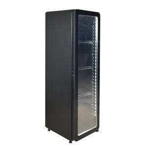 135L Retro Design Beverage Cooler Wine Cooler Glass Door frigo