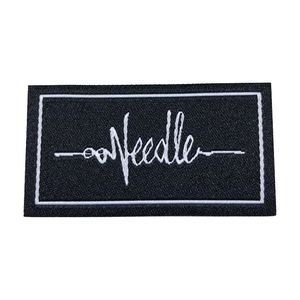 Étiquette tissée pour vêtements, logo personnalisé, étiquette tissée pour le col, étiquettes tissées douces de haute qualité, étiquettes tissées à coudre - Product Image 2