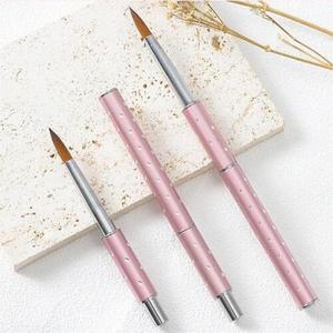 Brosse à ongles en acrylique de grande qualité Sable Hair 6 tailles de poudre monomère #2 #4 6 #8 #10 #12 - Product Image 5