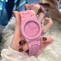 Jam tangan pria, tahan air, kuarsa mewah