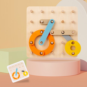 Jouet de <span class=keywords><strong>puzzle</strong></span> amusant pour le cerveau des enfants en forme de bande créative en bois - Product Image 3