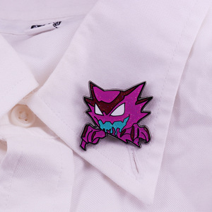 Broches en alliage poli cloisonné de haute qualité de 3cm pour les fans de Monster <span class=keywords><strong>Haunter</strong></span> en style étincelant - Product Image 2