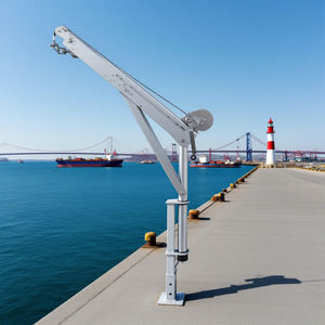 मिनी मोबाइल क्रेन लिफ्ट शांत संचालन 2.3 मीटर 400 किलोग्राम 500 किलोग्राम पिकअप ट्रक वाहन-माउंटेड यूट क्रेन गियर कोर घटकों के साथ - Product Image 3