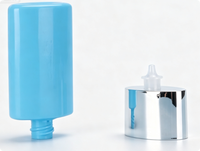 Flacon de crème solaire compressible en PE de 50 ml |   Boîtes d'emballage plates en plastique pour crème solaire et lotion