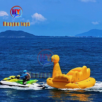 Fabrik Großhandel aufblasbares Wasser fliegen verrückte UFO Tube Wassersport spiele Towable Jet Ski Sofa