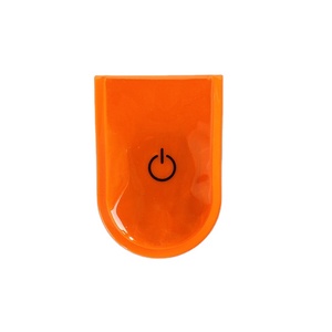 LED Light outdoor sports safety warning riflettente PVC plastic printed logo magnet clip on strobe per run walking bike cycling - Product Image 1