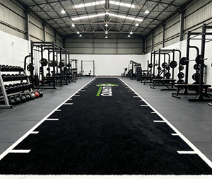 <span class=keywords><strong>Gazon</strong></span> artificiel à faible entretien, haute résilience, pour fitness, lignes de piste personnalisées pour sols de salle de sport commerciale - Product Image 1