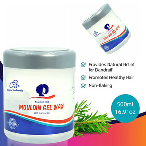 Gel Fixant Fortifiant Bio à l'Huile d'Arbre à Thé pour Cheveux Bouclés, Torsadés, Cheveux Secs, Tresses et Coiffures Protectrices Sans Dessèchement - Product Image 4