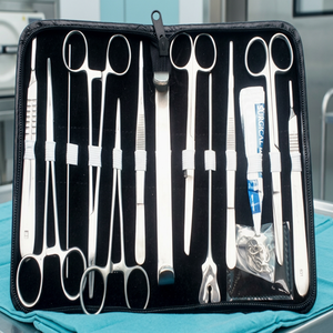 Kit de Disección Biológica y Juego de Instrumentos Quirúrgicos con Herramientas Manuales de Acero Inoxidable y Estuche de Cuero, Marca DAVICON, Certificado CE - Product Image 2