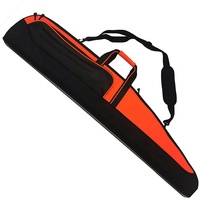 Sac de transport et de rangement en polyester camouflage orange et noir pour le tir en extérieur, avec poche pour accessoires et taille personnalisable pour la chasse