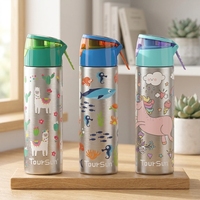 Bouteilles d'eau sport isothermes en acier inoxydable Toursun 620 ml avec logo personnalisé et bouchons pulvérisateurs