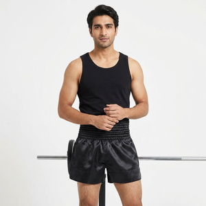 High Quality Custom Men Muay Thai Boxing Shorts New Design Cotton Martial Arts Training Wear Factory Wholesale Pakistani - Product Image 1