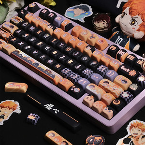 Personalidad Kara-<span class=keywords><strong>suno</strong></span> High Theme Keycaps Perfil de 104/108 PBT Sublimación de tinte para Mx Switch 68/Teclado mecánico - Product Image 1