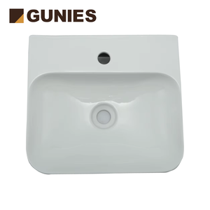 Lavabo Rectangular de un Solo Orificio, Diseño Moderno, Duradero, Ecológico, Fácil de Limpiar, Sanitario Europeo con Tirador de Perilla - Product Image 5