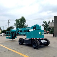 Plateforme élévatrice automotrice de 16 m de hauteur de travail, élévateur aérien 360° °   Plateforme tournante tout-terrain à flèche articulée à vendre