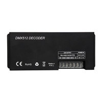 DMX 512 RGB LED contrôleur décodeur 3 * 8A 12-24V gradateur pour scène DJ fête mariage pour le contrôle de l'éclairage