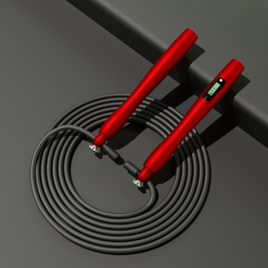 Xử lý thông minh kỹ thuật số điện tử bỏ qua dây thừng thể thao tốc độ cao nhảy dây tập thể dục phù hợp với nhôm cho người phụ nữ hộp màu Unisex T32 - Product Image 4