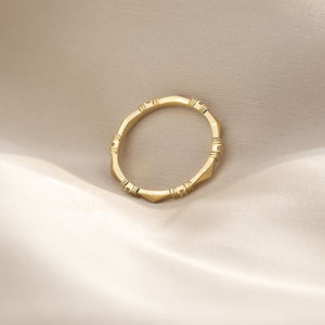 Anillo de Boda Eternity de Diamantes Cultivados en Laboratorio con Corte Redondo en Oro de 18K, Joyería Messi MSR-1667 - Product Image 5