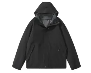 Custom winter men's waterproof fully taped seams 3-in-1 jackets inner fleece jacket hiking ski suits Jacket Outdoor