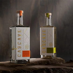 Có thể tái chế 500ml <span class=keywords><strong>750ml</strong></span> thủy tinh vuông uống chai Whisky để bán vuông Gin Vodka Brandy rượu siêu Flint chai thủy tinh - Product Image 1