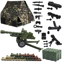 Kit d'armes de tente, ensemble de jouets militaires, blocs de construction, scène de bataille, jouet de guerre militaire, équipement militaire, ensemble d'équipement pour garçons