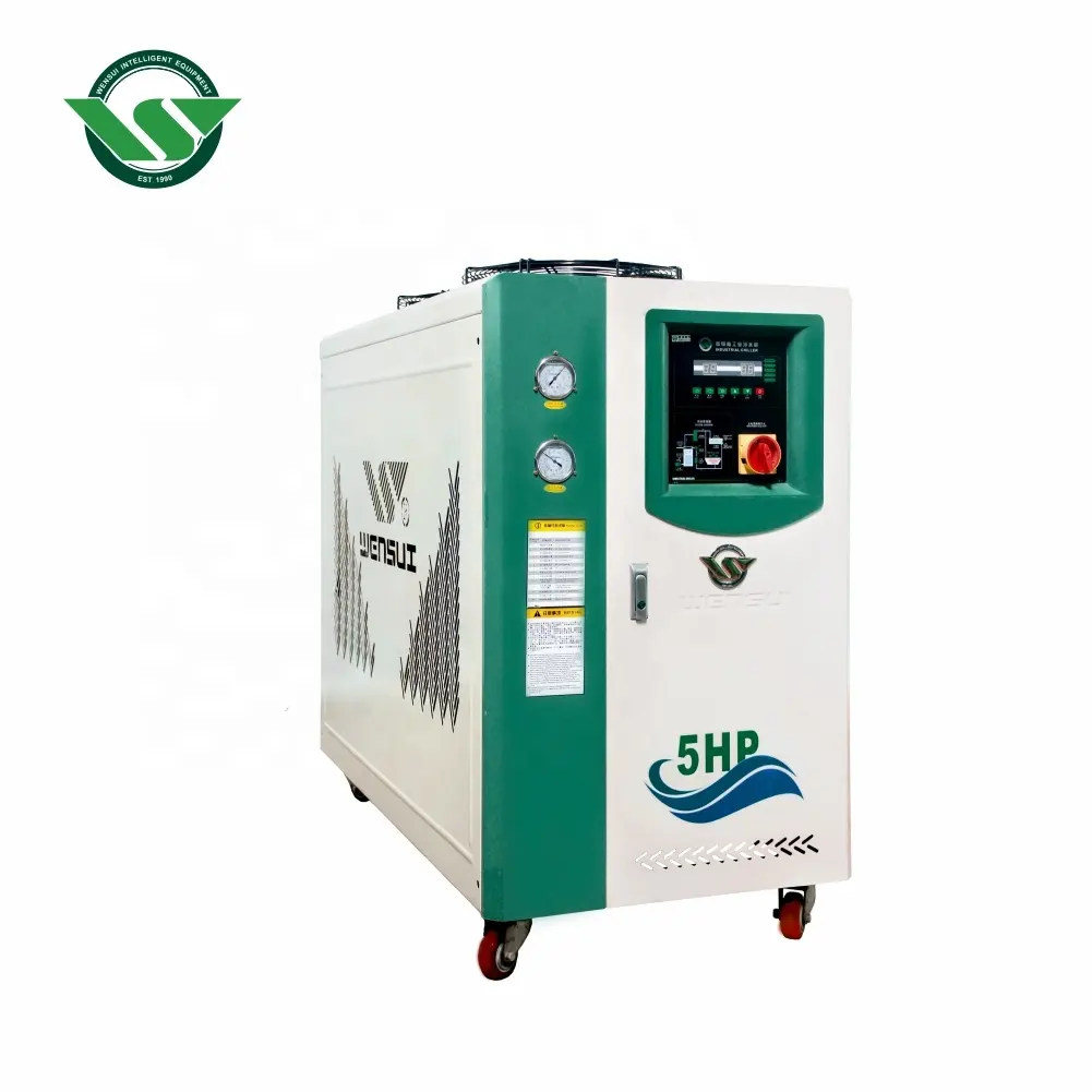 Wensui 5HP पानी ठंडा औद्योगिक चिलर के लिए प्लास्टिक इंजेक्शन मशीन