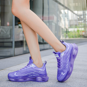 Women's Lightweight <b>Soft</b> Anti-Slip Running <b>Shoes</b> Comfortable Lace Closure Fashionable All Seasons Daily Commuting Walking - Product Image 6
