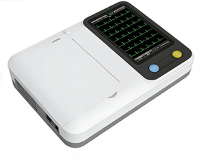 Appareil ECG 12 pistes WEC-03B avec écran tactile 5 pouces et interprétation automatique, avec mémoire USB/SD et batterie rechargeable - Product Image 2