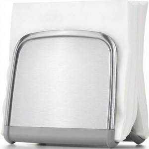 Porte-serviettes en acier inoxydable personnalisé, boîte à mouchoirs décorative pour la cuisine, le bar, la maison - Product Image 3