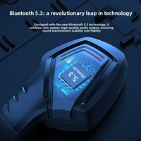 E4 Wireless 5.0 Headset Gaming Over-Ear Suara Dolby Hi-Fi Latensi Rendah Mikrofon Peredam Bising Aktif Kabel+Nirkabel Sentuh
