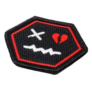 Personalized Design Embroidery Jacket Shoulder Badges Supplier Customized Clothing Uniform Embroidery Patches