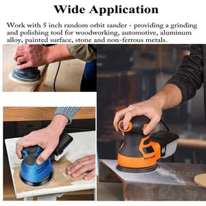 Ampelas Ampelas Putih 9 Inci, Ampelas Putih 225Mm, Aluminium Oksida, Kertas Amplas Kait dan <span class=keywords><strong>Loop</strong></span> Abrasif untuk Langit-langit/Drywall - Product Image 6