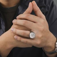 Bague en acier inoxydable Myshape Secret of Universe Solomon Ring Michaelmas Gabriel Jofiel Thavael Azrael Michael Archangels