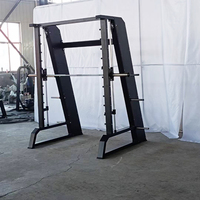 Smith Machine et Power Rack, équipement de fitness double en fer pour usage commercial avec tube de 3 mm et design unisexe