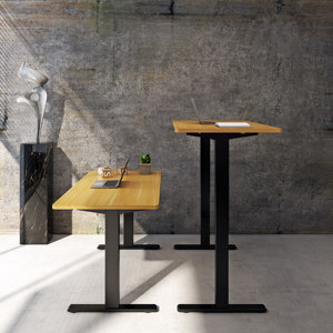 EFU-E6 Expandable Sit to Stand Two Leg <strong>Standing</strong> Electric <strong>Height</strong> <strong>Adjustable</strong> <strong>Computer</strong> Laptop PC Office <strong>Desk</strong> Study Table - Product Image 6