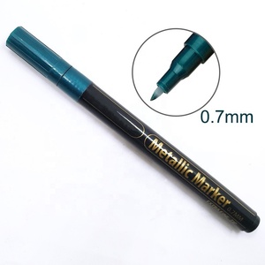 0.7mm Pointe Extra Fine <span class=keywords><strong>Permanent</strong></span> Marqueurs Métalliques Stylos Crayons <span class=keywords><strong>pour</strong></span> Peinture Rupestre - Product Image 3
