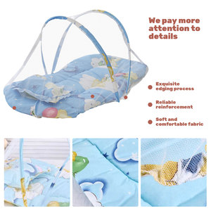 Mosquitera universal plegable de madera <span class=keywords><strong>para</strong></span> cuna de bebé, <span class=keywords><strong>para</strong></span> recién nacidos, <span class=keywords><strong>para</strong></span> cunas, camas y cochecitos - Product Image 4