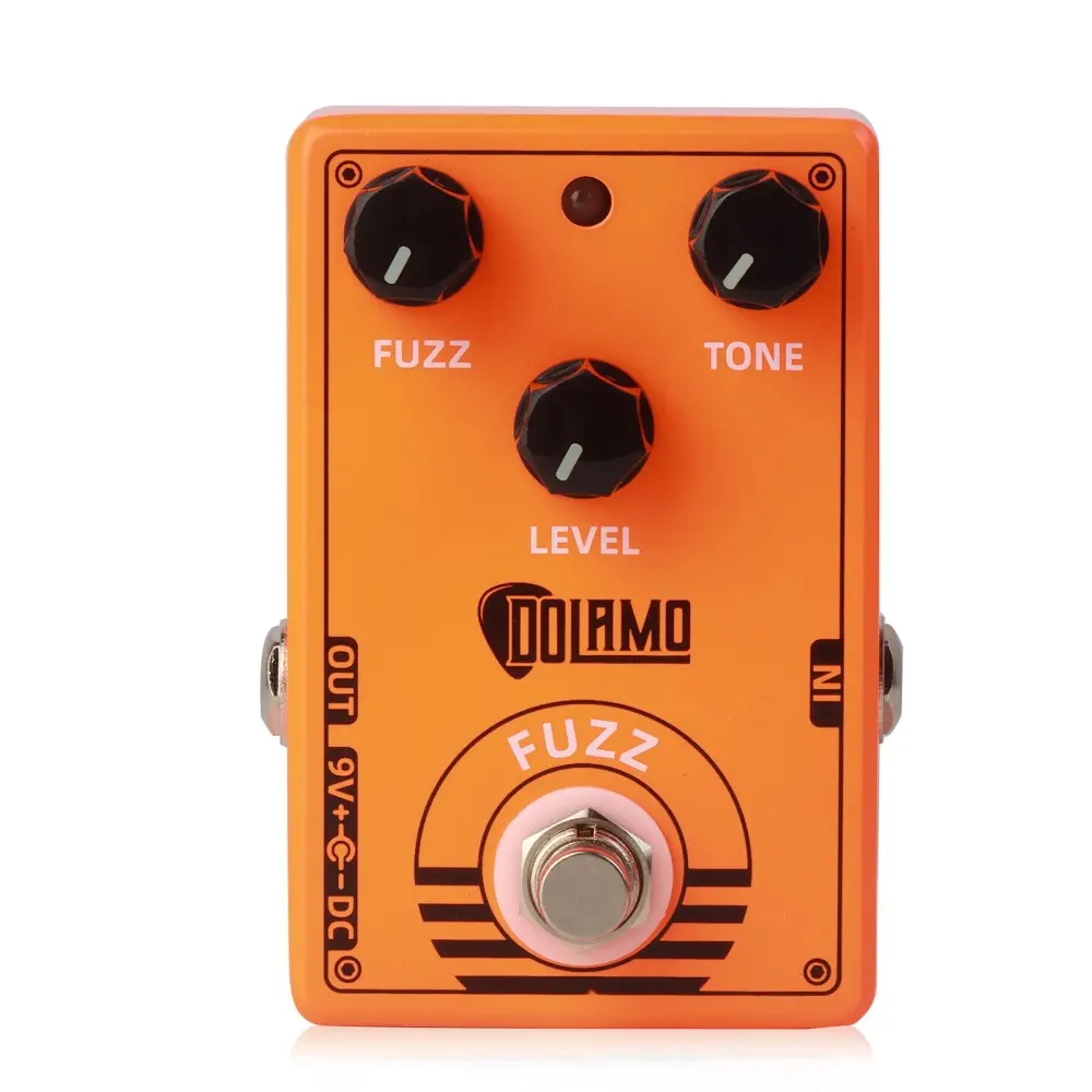 Dolamo D-2 Fuzz Guitar Effect Pedal True Bypass Full Metal Shell Guitar Pedal Effect for Electric Guitar Bass Parts Accessories