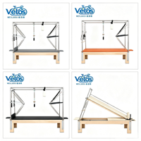 Table de Pilates Cadillac Trapeze en bois d'érable de luxe de qualité supérieure, machine de fitness professionnelle pour studio de Pilates et entraînement à domicile