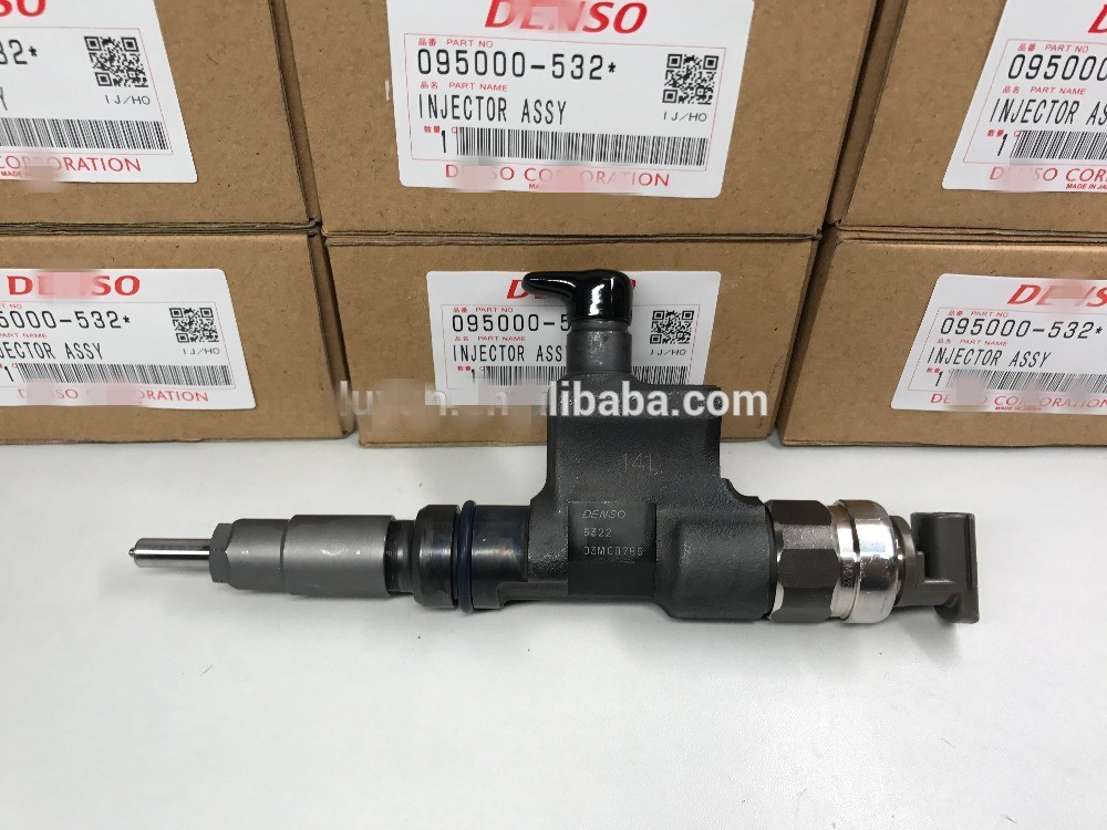 factory common rail injector 095000-5320 095000-5322 23670-78030 23670-E0140 for HINO DUTRO N04C fuel injector nozzle assy