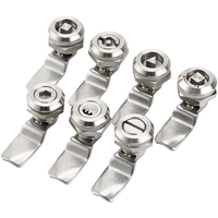 Serrure à came quart de tour NIWO MS705 en acier inoxydable 304, finition polie de haute qualité, serrure industrielle pour armoires
