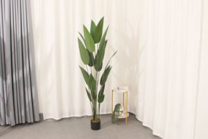 JWT3824 pianta artificiale per uccelli del paradiso grande decorazione per la casa nuovo <span class=keywords><strong>Design</strong></span> piante verdi artificiali - Product Image 5
