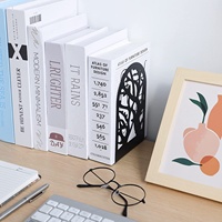 Porte-livres en métal de haute qualité, design arbre, couleur noire, supports pour livres lourds, marque OEM, fabriqué dans le Guangdong