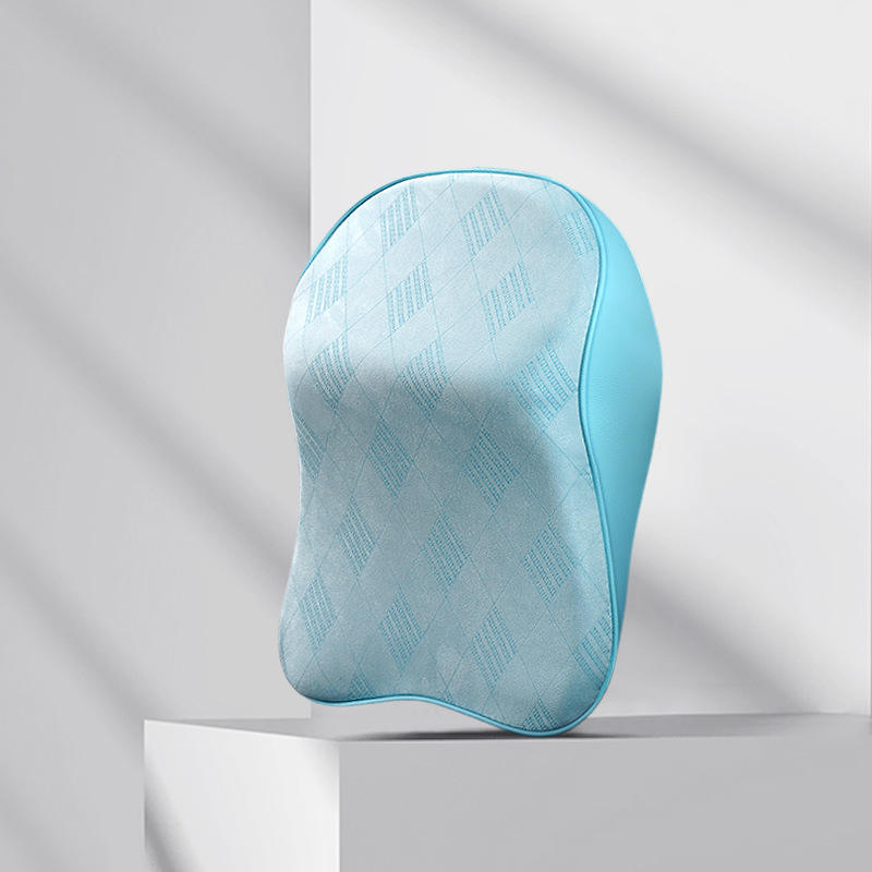 Appui-tête en mousse à mémoire de forme - Bleu